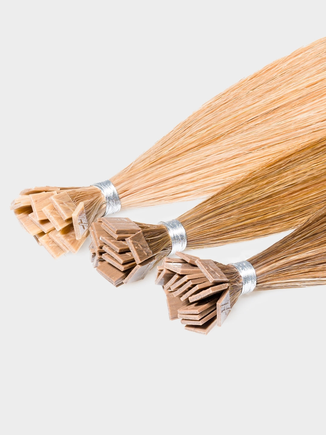 10 Keratin Flat Tip Extensions  - professional Quality - 16" straight