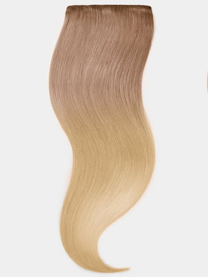 Ombré Clip in Extensions - luxury Qualität - 70 Gramm 3-teilig - 55cm t18/24 variant detail image - 01ae2f3dbe1c584c91eef57e3218b678a078a2ddfee7003816f7a3bde2d24cd4
