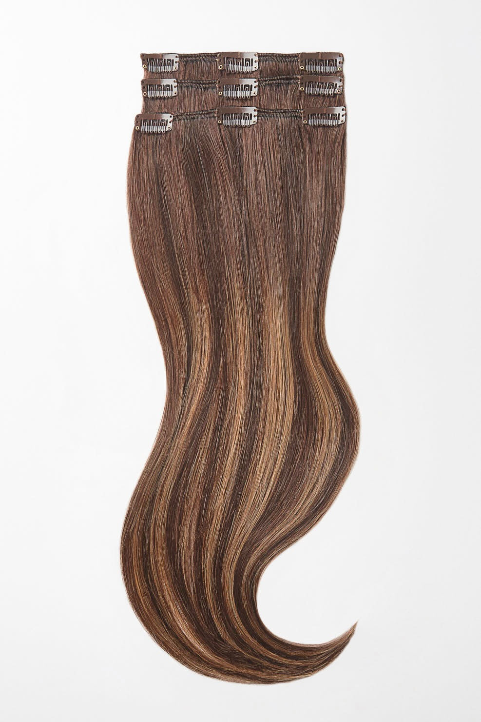 Clip in Extensions - luxury Qualität - Medium Volume 3-teilig 70g b6/27 variant detail image - 7795a0939e6e4f7a9188f876eb7925db165355241eb92387f2372ba54d2126c6