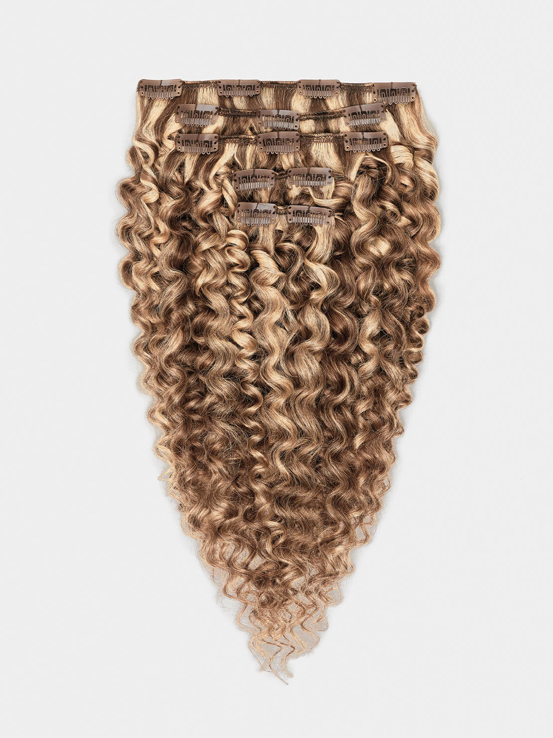 Clip in Extensions - luxury Qualität - 130 Gramm 5-teilig - 55cm - CURLY m14/1001 feature image - c9131d40cfb32fe414cd5286a88b0b38f03025e28294587fe2453cee4e7b9591