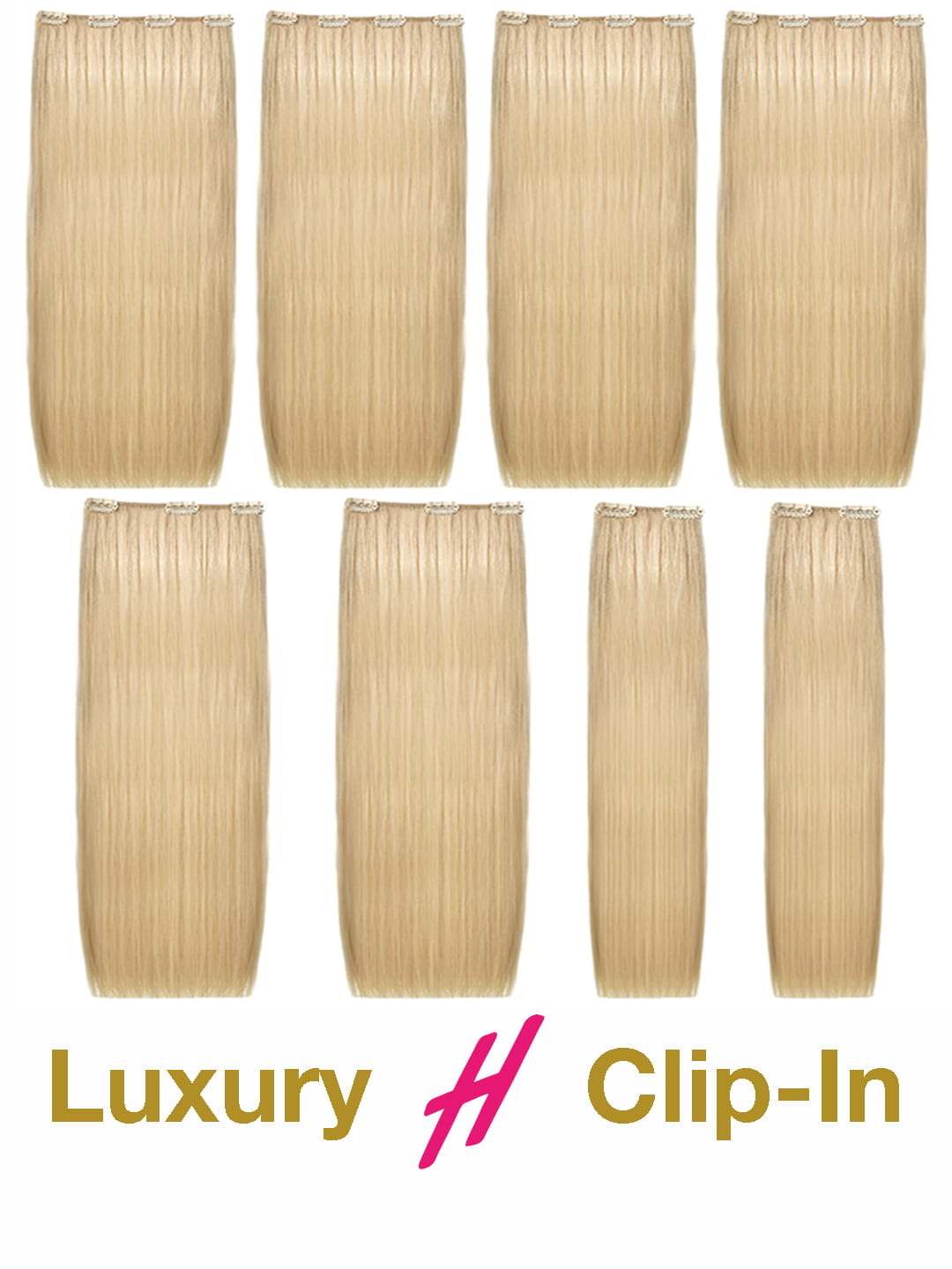 Clip in Extensions - luxury Qualität - Maximum Volume 8-teilig product image - b9d04dec2dbae1601942b1e22ee8b7f4b0a447687e0e10e4b621f4ffeee3577a