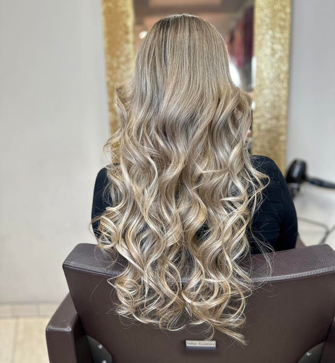 Pre-bonded keratin extensoins balayage colors Choose Pre-bonded keratin extensions with balayage effect to get the most natural style